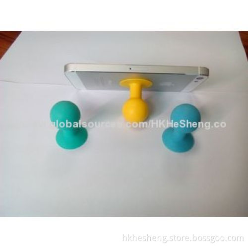 2014 Practical Silicone Mobile Phone Security Sucker Stand